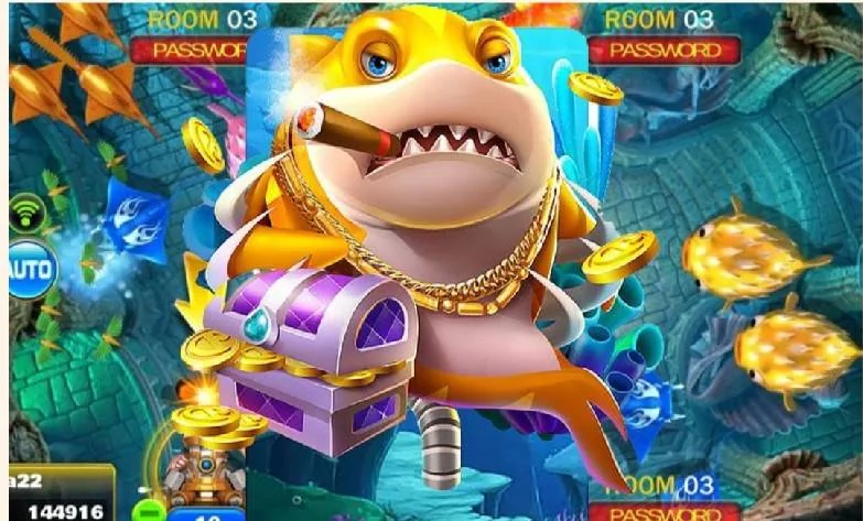 Ilustrasi permainan tembak ikan untuk kategori SVIP5